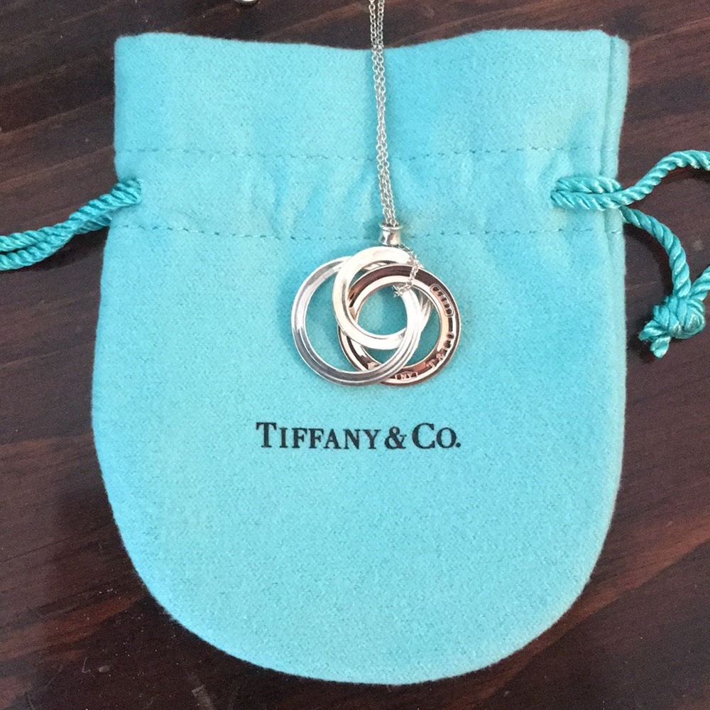 Tiffany & Co 1837 interlocking circles pendent